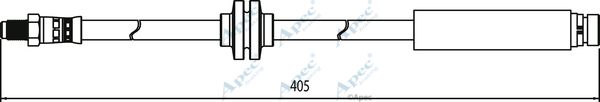 APEC BRAKING Тормозной шланг HOS4028